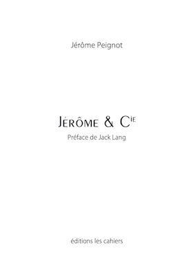 Ma part
                                d'infini - jerome peignot